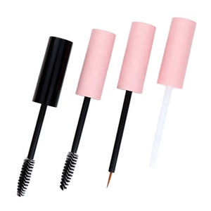 ตลับเจลเขียนคิ้วแบบพกพาขนาด 10 มล. หลอดสีชมพูทรงกลม บรรจุภัณฑ์เครื่องสำอางพร้อมแปรงมาสคาร่า - Product Image 4