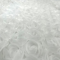 Échantillon Gratuit Nouveau Tissu en Polyester Brodé de Dentelle Extensible Biologique pour Robes d'Enfants, Mariages et Textiles de Maison