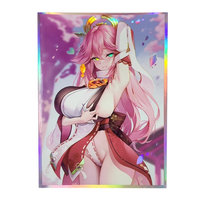 Fundas Protectoras Personalizadas para Tarjetas de Juego, con Acabado Mate, Holográficas, para Tarjetas Deportivas, de Tamaño Estándar y Pequeño, Impresas con Arte, para Tarjetas TCG