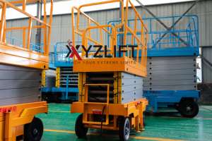 Plateforme élévatrice verticale hydraulique manuelle <span class=keywords><strong>à</strong></span> ciseaux mobiles 4m 6m 8m 10m 12m - Product Image 3