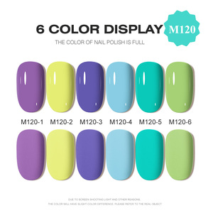 AILANUO Professional 15ML UV Gel Polish 6 colores suministros de uñas con fuente de lámpara LED para bricolaje y uso en salón - Product Image 2