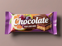 Film d'emballage plastique imprimé sur mesure, soudure arrière, sachets pour en-cas, bonbons, barres chocolatées, pour l'emballage alimentaire automatique