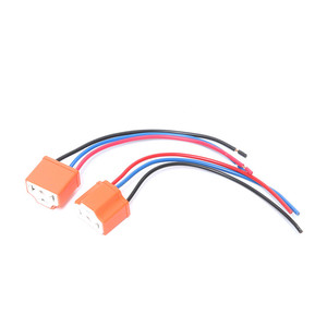 Arnés de cableado de 3 pines, intermitente con enchufe de cable para Faro de cerámica de coche, conector hembra <span class=keywords><strong>H4</strong></span> - Product Image 4