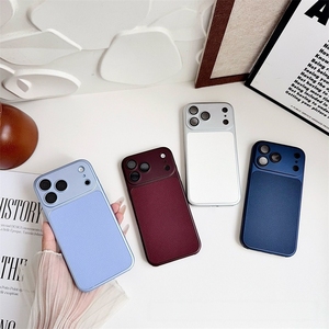 Funda de cuero para iPhone 16e 17e con protector de lente de cámara mate, para iPhone 18 Pro, de una sola pieza, envío gratis - Product Image 2