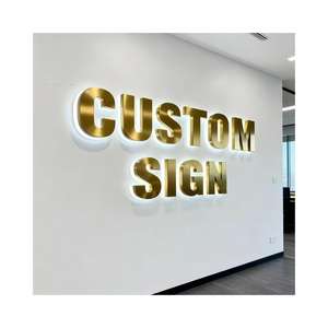 Laser Cutting Metal Company logo Reception Salon Backlit <b>Signs</b> Wall logo Design 3d Acrylic <b>Letters</b> Custom Sign <b>for</b> Salon Barber - Product Image 4