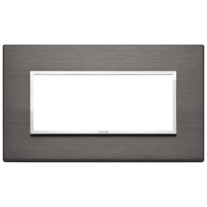 Vimar 5M BS Lava Grey Plate 17.65x10.7x1.85 Wall <b>Switch</b> Cover - Product Image 1