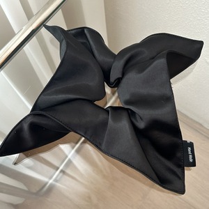 Bán Buôn Phụ Nữ Thanh Lịch Rắn Màu Jumbo Vuông Satin Tóc Quan Hệ Đàn Hồi XXL Scrunchies Cho Phụ Nữ Cô Gái - Product Image 6
