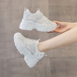 2026 Summer New Style Mesh Breathable Women's Shoes - High <b>Heels</b> Inside, Women's Casual Shoes with Thick Soles, Versatile Design - Product Image 3