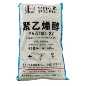 낮은 가격 폴리 비닐 알콜 PVA PVOH 플레이크 Sinopec 1799 100-27