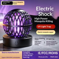 Lampe anti-moustiques portable personnalisable avec logo, silencieuse et efficace, piège à insectes, destructeur de moustiques, piège à chocs électriques