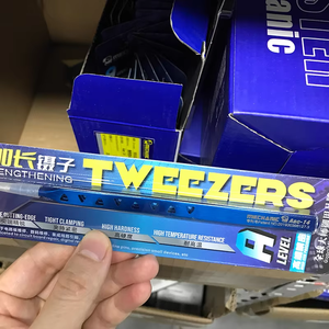 Pinces de précision, outils pour la peinture au <span class=keywords><strong>diamant</strong></span>, antistatiques, pinces à strass DIY - Product Image 6