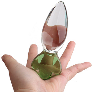 Produits sexuels pour adultes, forme de radis, <span class=keywords><strong>plug</strong></span> <span class=keywords><strong>anal</strong></span> SM, godets en verre - Product Image 3