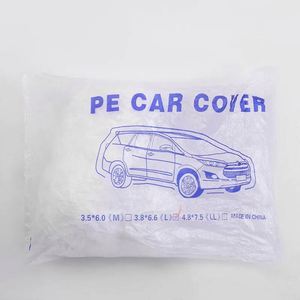 Funda Protectora para Automóvil Desechable Transparente, a Prueba de Polvo y Lluvia, de Plástico PE Transparente, para Proteger la Pintura - Product Image 2