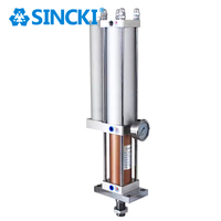 Cylindre hydraulique pneumatique standard MPT 2 tonnes, pièces d'amélioration gaz-liquide