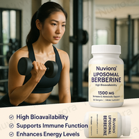 Berbérine Liposomale Personnalisée 2000mg Capsules à Haute Absorption Bien-être Métabolique Fabricant de Marque Privée