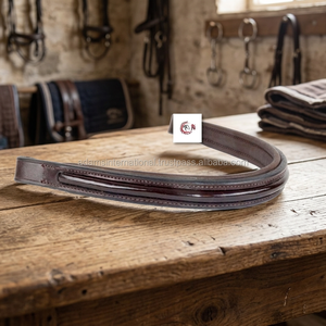 Diadema de Cuero Liso Premium para Caballo, Ajustable, para Entrenamiento y Competición Ecuestre, Venta al Por Mayor - Product Image 2