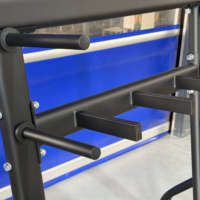 Support de rangement pour poids en acier avec pompe, pour plaques de poids de 1 pouce, support pour haltères, colliers de fixation et pinces, pour salle de sport commerciale intérieure