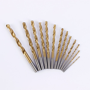 Yüksek hızlı çelik 13 adet <span class=keywords><strong>HSS</strong></span> büküm matkap ucu seti 1.5-6.5mm titanyum kaplı yuvarlak Shank için Metal ahşap plastik sondaj ağaç İşleme - Product Image 6