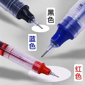 Direct <b>Liquid</b> Rollerball Pen 0.5Mm Needle Tip Stainless Steel Quick Dry Waterproof Office Student Stationery - Product Image 1