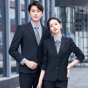 Vêtements de travail à fermeture à simple boutonnage Adultes Ventes immobilières 4S Store Business Hommes Femmes Trois pièces Gilet formel <span class=keywords><strong>Costume</strong></span> - Product Image 3
