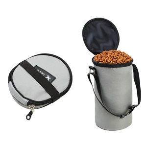 Portable Travel Bag Wholesale Bulk Dog Storage Bowl Dog Food Container