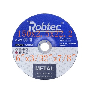 Disco de corte de metal, herramientas abrasivas de 150x2.5x22,2mm, 6 pulgadas, disco de corte - Product Image 1