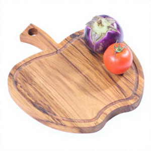Planche à découper en forme de pomme avec rainure pour jus, mosaïque, pour HORECA, restaurant, OEM, personnalisable, Vietnam - Product Image 5