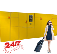 Casier intelligent pour bagages, système de stockage intelligent avec code QR et accès biométrique pour aéroport, gare, hôtel