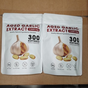 Extrait d'ail vieilli en gélules, riche en antioxydants, haute puissance, biologique, sans gluten, 300 unités, OEM/ODM pour l'immunité des adultes - Product Image 4