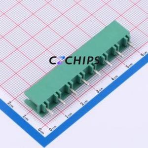 KH-F600V-8P-7.62G Plug-in Terminal Block Through hole Component (THT),P=7.62mm Connector 7.62mm Green Straight Pin 8P - Product Image 2