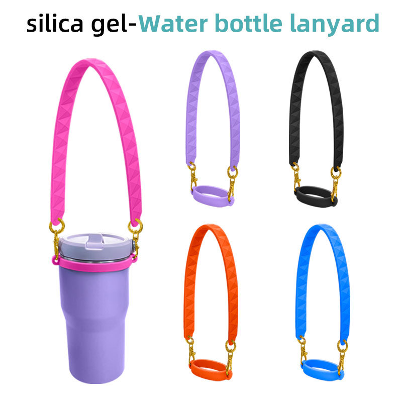 Custom Waterproof Luxury Silicon Smart Mobile Phone Cell Phone case with Lanyard Image 2