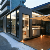 Maisons en conteneur contemporaines de haute qualité, maisons préfabriquées et salles de capsules familiales
