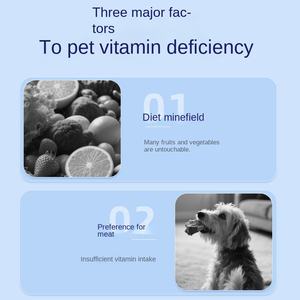 Integratori Multivitaminici 8-in-1 per Cani e Gatti Inglesi, Compresse Morbide Nutrizionali in Flaconi per la Cura degli Animali - Product Image 3