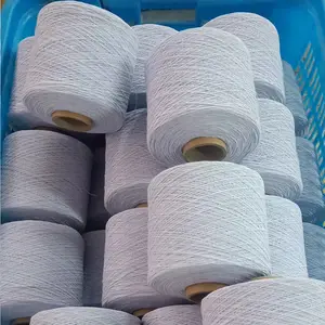 Wholesale Factory White 37# Rubber Covered Yarn Latex Elastic Thread For Sewing