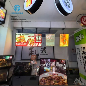 Dẫn ánh sáng Hộp biểu tượng ngoài trời dẫn ánh sáng Hộp Dấu hiệu quảng cáo ánh sáng Hộp Dấu Acrylic Vòng tròn ánh sáng Hộp hai mặt - Product Image 4