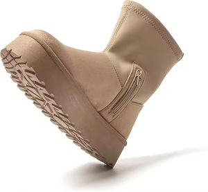 Bottes <span class=keywords><strong>d</strong></span>'<span class=keywords><strong>hiver</strong></span> pour femmes YL7480, couleur personnalisée, mi-mollet, mode, chaudes, thermiques, pour la neige - Product Image 4