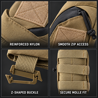 Nouvelle Sacoche Molle avec Sangle d'Épaule, Accessoire Portable pour Équipement Tactique d'Extérieur