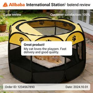 Tienda <span class=keywords><strong>de</strong></span> Campaña Octogonal Premium para Mascotas, <span class=keywords><strong>Refugio</strong></span> Elevado Impermeable y Portátil para Aventuras <span class=keywords><strong>de</strong></span> Camping Caninas y Felinas - Product Image 5