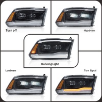 Feux LED VLAND pour RAM 1500/2500/3500 (halogène et xénon) 2009-2018 et RAM 1500 Classic 2019-2021, phares à double lentille LED