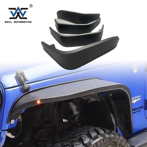 บังโคลนรถยนต์แบบออฟโรด 4x4 สีดำ CC ผลิตจากอะลูมิเนียมแมกนีเซียมอัลลอย สำหรับรถ Wrangler <span class=keywords><strong>JL</strong></span> รุ่นขายดี - Product Image 1