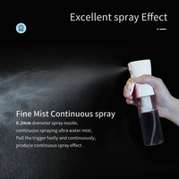 Nouvelle bouteille de pulvérisation continue multifonctionnelle en plastique 80ml 100ml 6oz pour la beauté et les cheveux, vaporisateur portable à brume fine pour les voyages