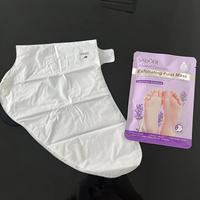 Masque Peeling Hydrogel Longue Durée Pieds et Jambes Hydratant, Sous Marque Soin des Pieds, Masque Chaussettes Exfoliant Jambes