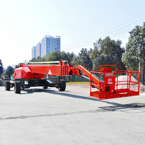 Plataforma elevadora de 18 m de altura de trabajo, 7500 kg de peso, tipo de ruedas, para sitios de construcción - Product Image 1