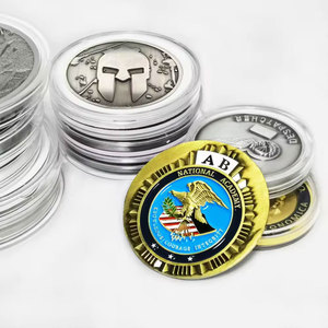 Medallas Conmemorativas Personalizadas de Sublimación de Primera Calidad con Acabado en Plata Antigua para Regalos de la Suerte y Exhibición de Colección - Product Image 5