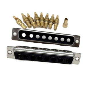 แจ็ค DCM-8W8P-K87รายชื่อบอมสำหรับตัวเมียเป็นปลั๊กตัวผู้ที่อยู่ติดต่อ8ตำแหน่งสายโคแอกซ์หรือ DCA8W8PK87F0ไฟคอมโบ D D D * A - Product Image 6