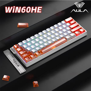 Clavier Aula WIN60 HE Series 8000Hz filaire RGB transparent avec touches magnétiques - Product Image 5