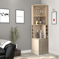 Meuble de bar en bois de luxe, meuble en bois pour salon, armoire à vin