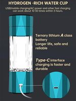 Offre Spéciale : Générateur d'Eau Hydrogénée Portable Électrique Moneng 6000PPB H2, Bouteille d'Eau Riche en Hydrogène avec Technologie SPE/PEM
