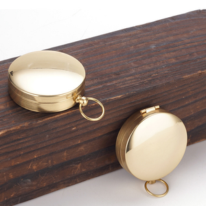 <span class=keywords><strong>Boussole</strong></span> environnementale portable de haute précision pour l'extérieur, mini, multifonctionnelle, pour la randonnée et le camping, avec aiguille nord en cuivre - Product Image 5