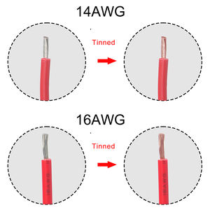 สายจัมเปอร์ทองแดงชุบดีบุก10-16AWG พร้อมขั้วต่อ SB-50 50A สายไฟสำหรับงานหนัก - Product Image 3